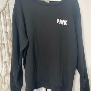 VS Pink Black Pullover Sweater